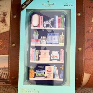 Kate Spade Colorful Bookshelf iPhone XS Max Case